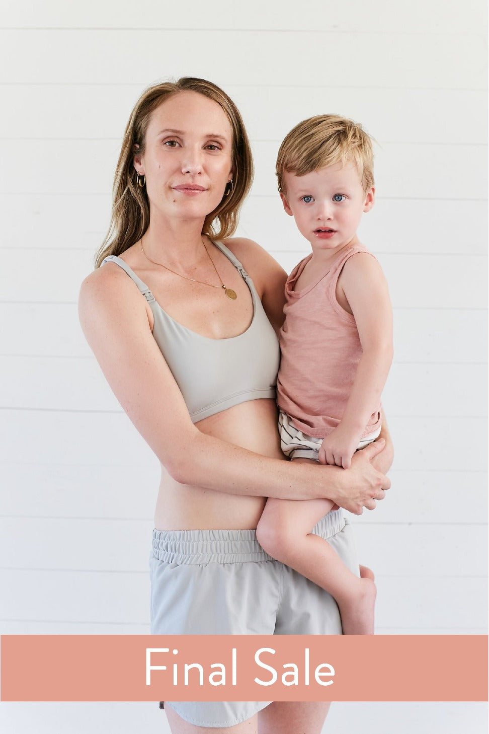 FINAL SALE Austin Maternity Shorts Stone – Anook Athletics
